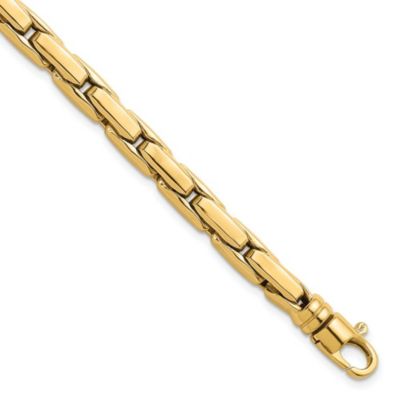 Belk & Co 14K Yellow Gold Polished Fancy 6mm Link Bracelet