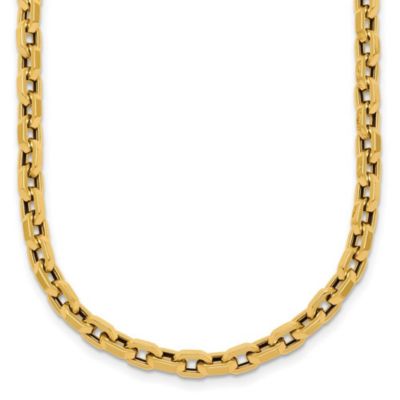 Belk & Co 14K Yellow Gold Polished 4mm Link 18.25-inch Necklace