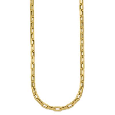 Belk & Co 14K Yellow Gold Polished 5mm Oval Link 18-inch Necklace