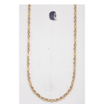 Belk & Co 14K Yellow Gold Polished Mixed Geometric Link 18-inch Necklace