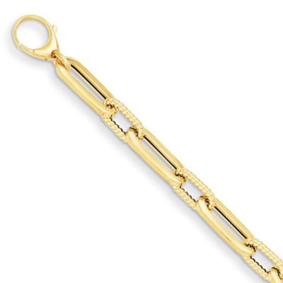 Belk & Co 14K Yellow Gold Oval Link 8 Inch Bracelet