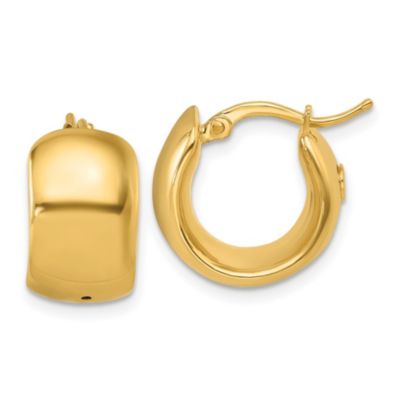 Belk & Co 14K Yellow Gold Polished Hoop Earrings