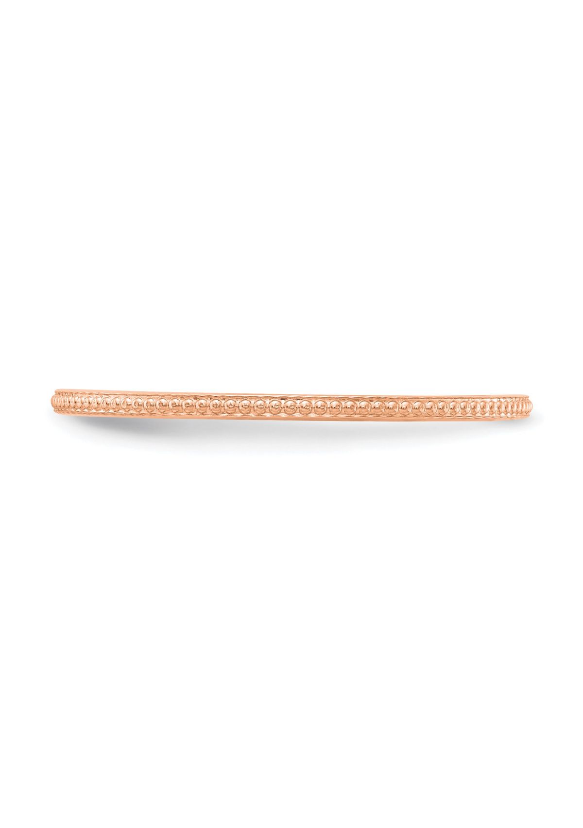 10K Gold 1.2mm Bead Stackable Band