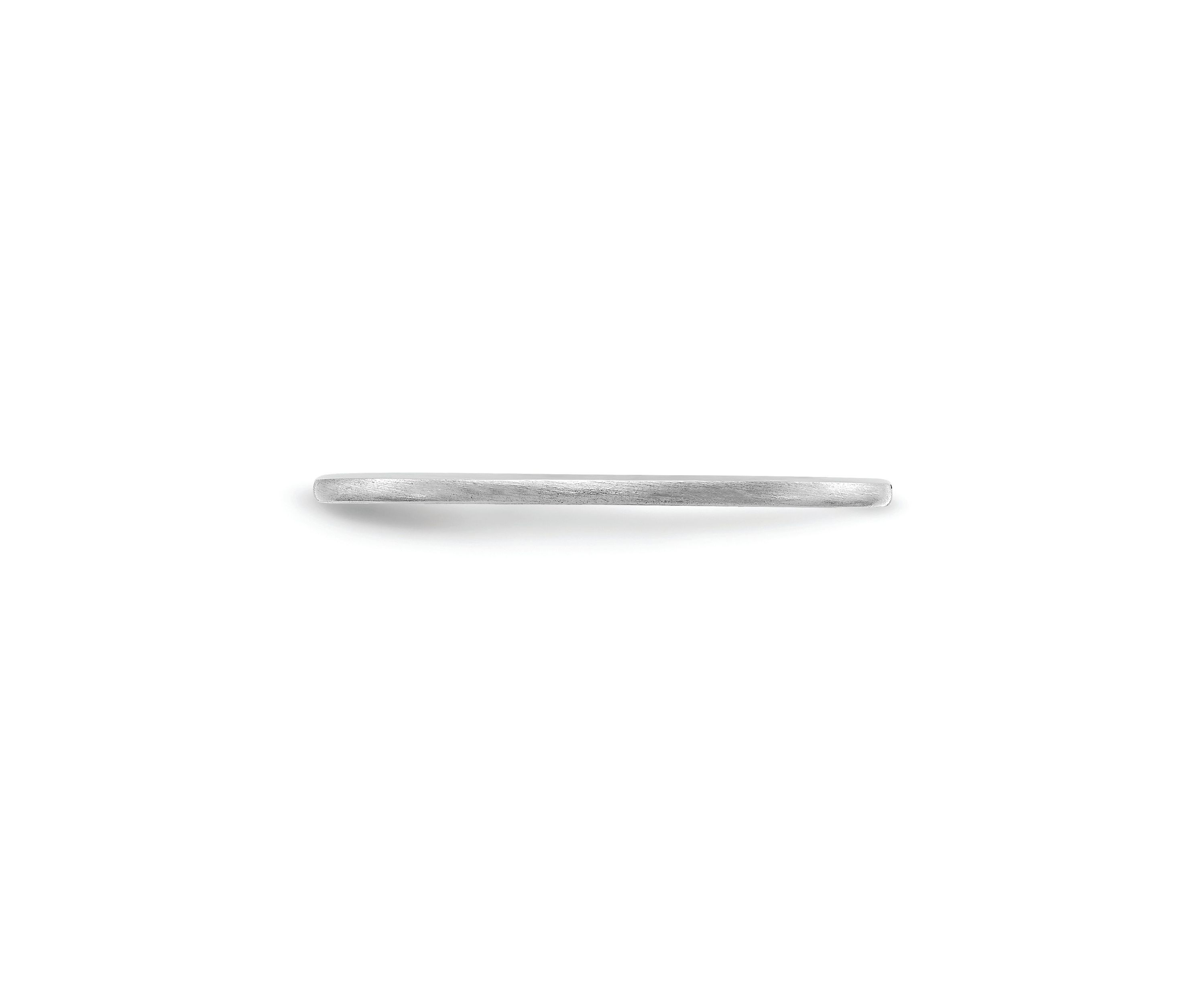 10K Gold 1.2mm Half Round Satin Stackable Band