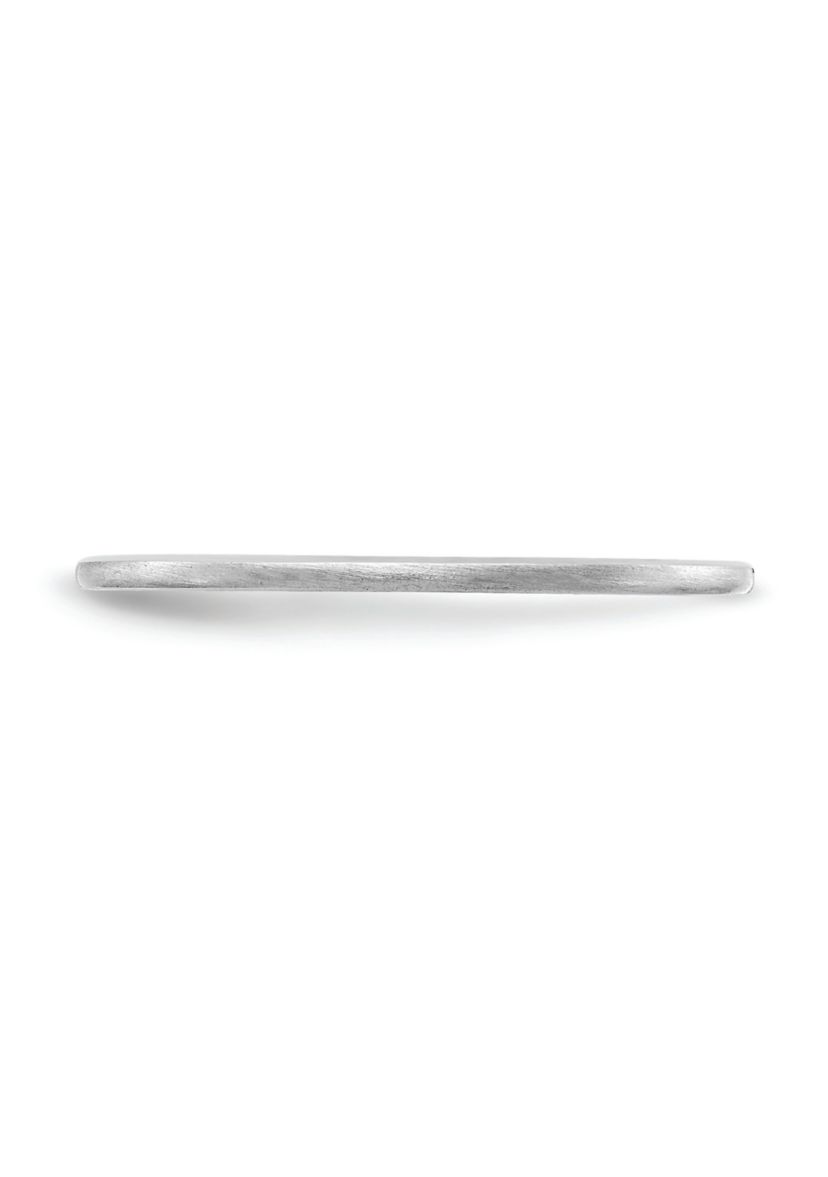 10K Gold 1.2mm Half Round Satin Stackable Band