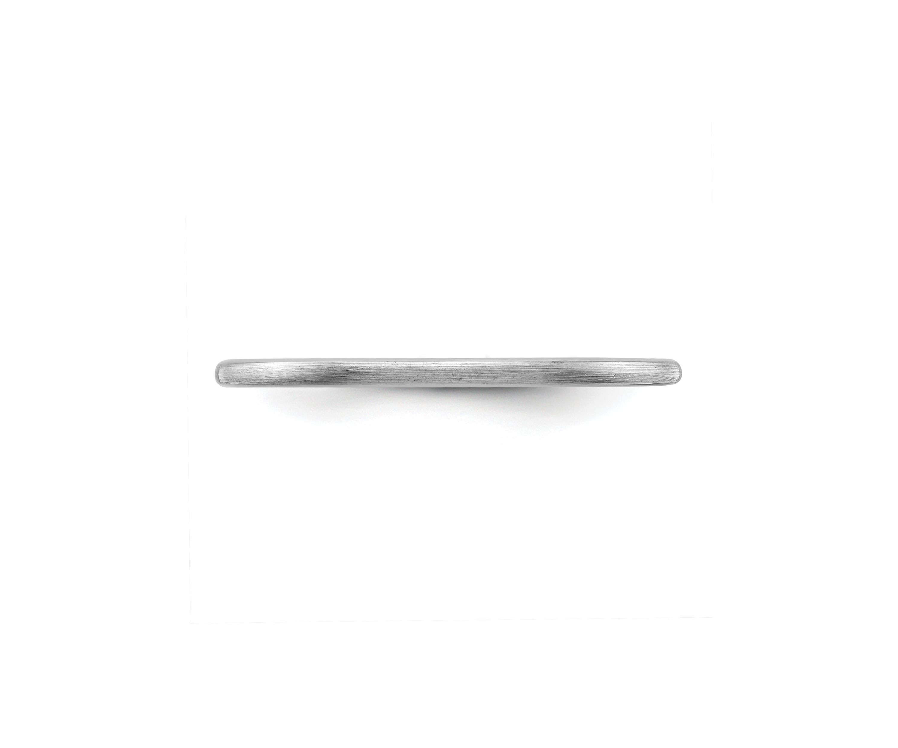 10K Gold 1.2mm Half Round Satin Stackable Band