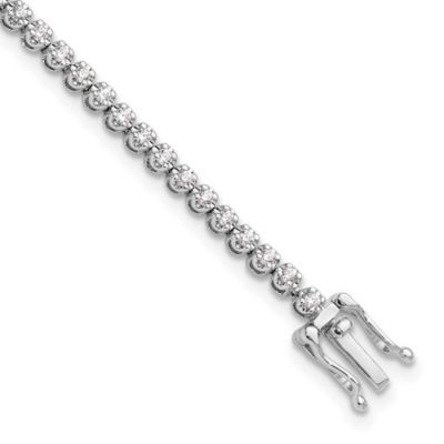 Belk & Co Lab Created 1.039 ct. t.w. Lab Grown Diamond Tennis Bracelet in 14K White Gold