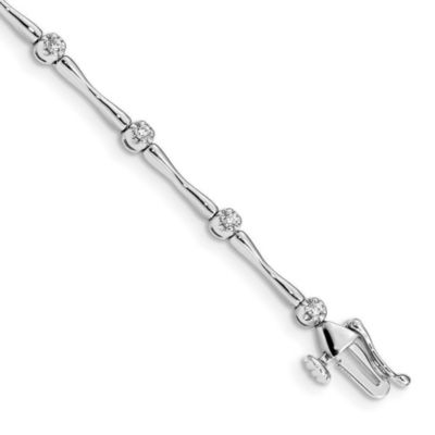 Belk & Co 1/4 ct. t.w. Diamond Bracelet in 14K White Gold