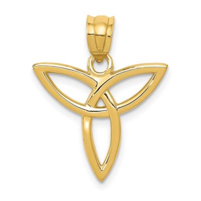 Belk & Co 14K Yellow Gold Trinity Symbol Charm