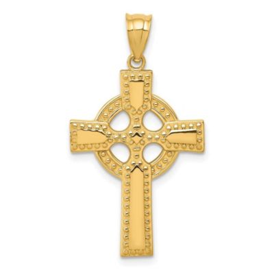 Belk & Co 14K Yellow Gold Celtic Cross Pendant
