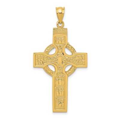 Belk & Co 14K Yellow Gold Celtic Cross Pendant