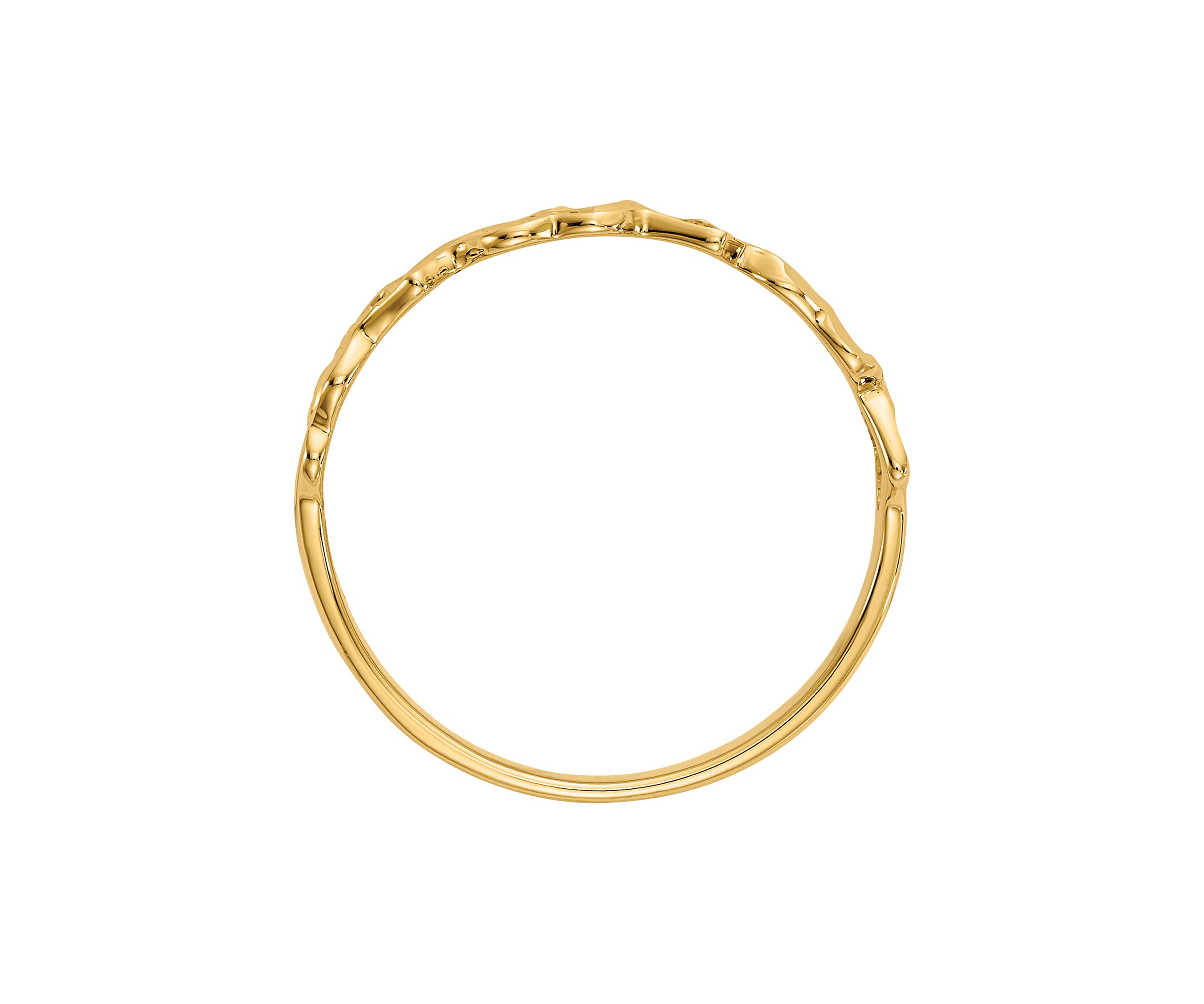 14K Yellow Gold Heart Ring