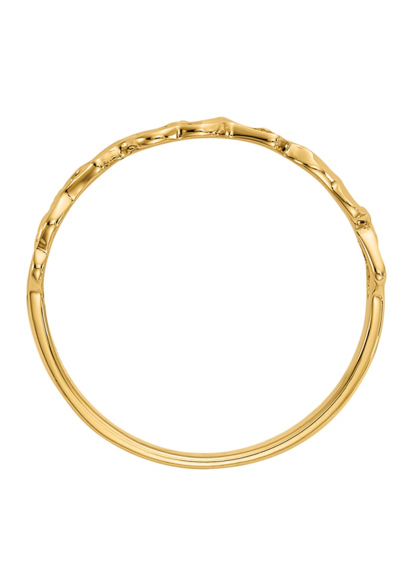 14K Yellow Gold Heart Ring