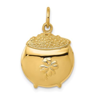 Belk & Co 14K Yellow Gold Pot of Charm