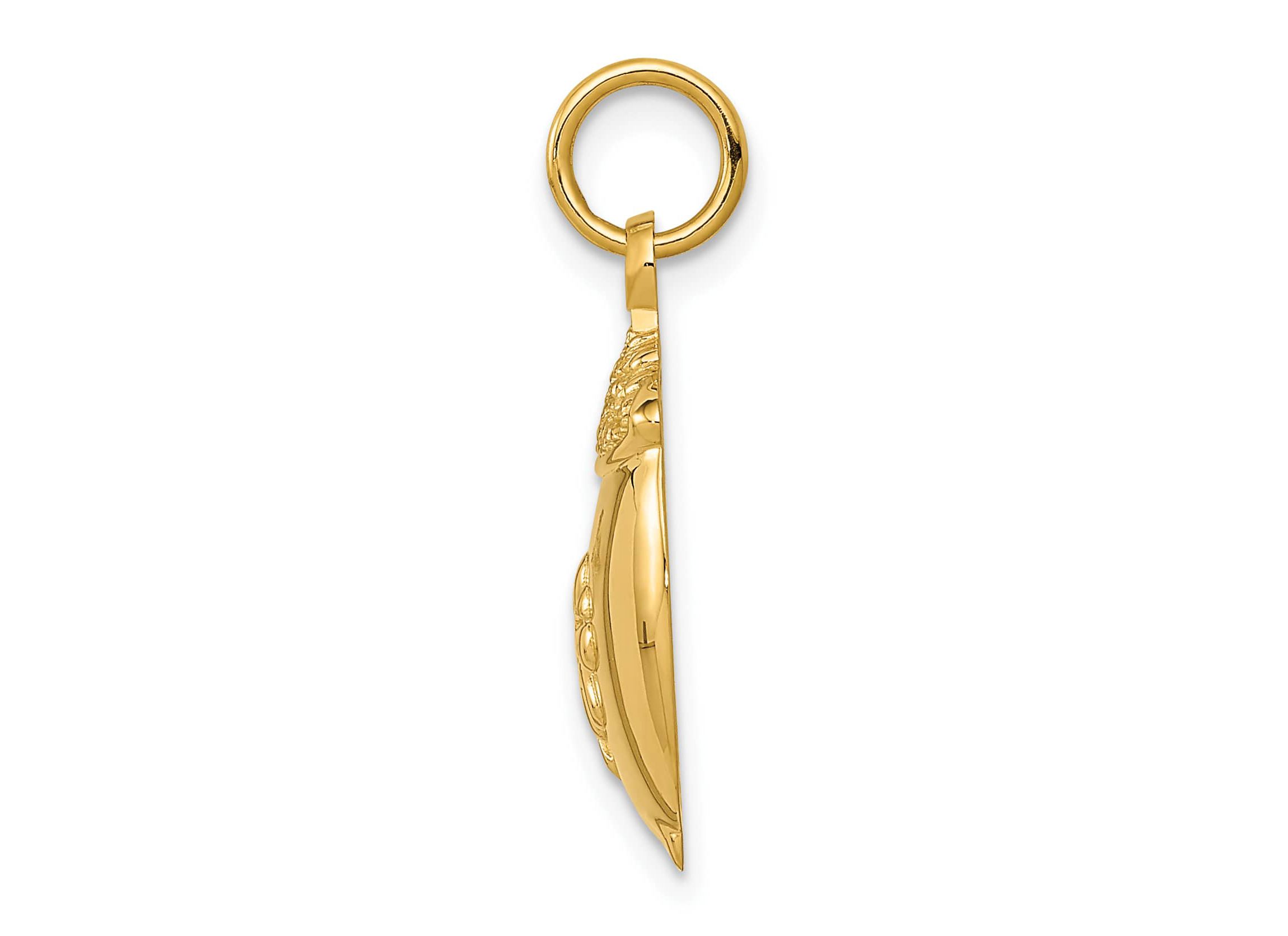 14K Yellow Gold Pot of Charm