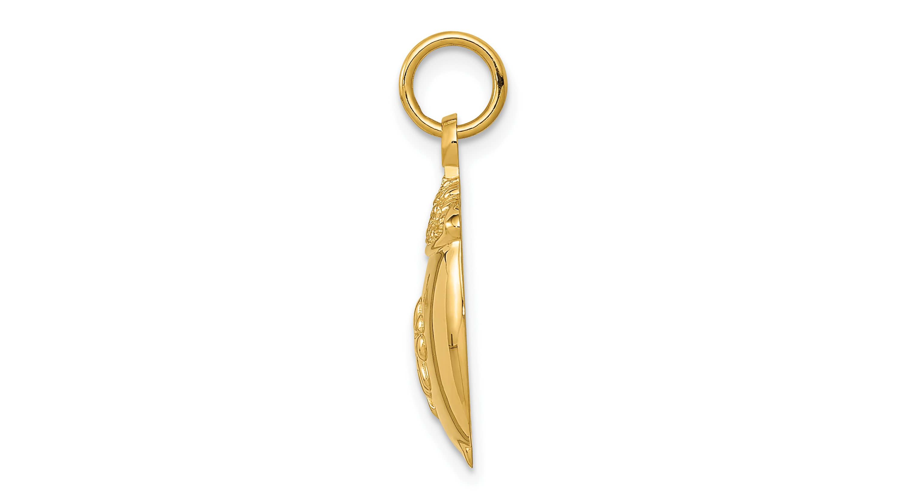 14K Yellow Gold Pot of Charm