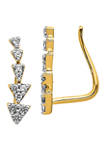 1/8 ct. t.w. Diamond Earrings in 14K Yellow Gold
