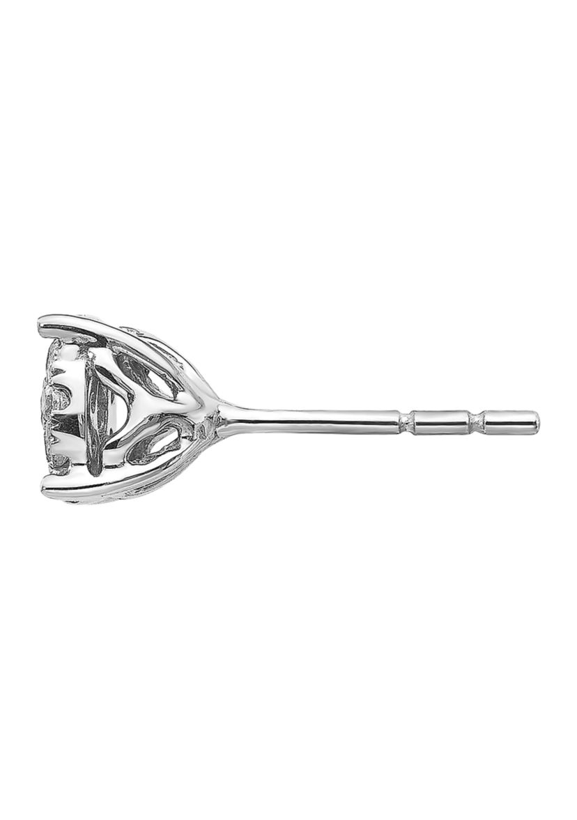 1/2 ct. t.w. Lab Grown Diamond Earrings in 14K White Gold