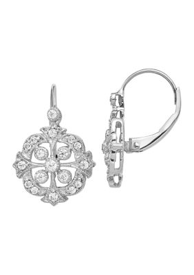 Belk & Co 1/3 ct. t.w. Lab Grown Diamond Earrings in 14K White Gold