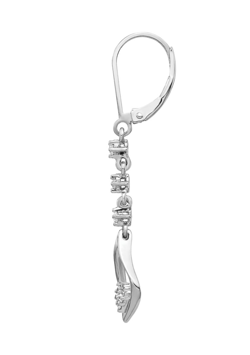 1/5 ct. t.w. Lab Grown Diamond Earrings in 14K White Gold