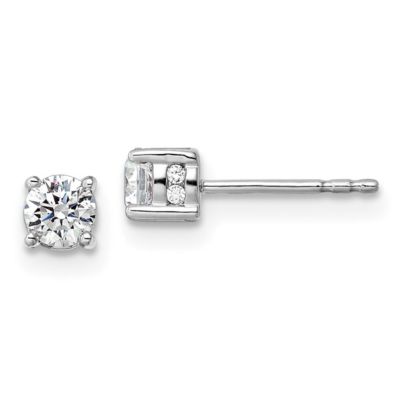 Belk & Co Lab Created 1/2 ct. t.w. Lab Grown Diamond Fashion Earrings in 14K White Gold