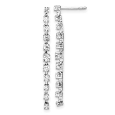 Belk & Co Lab Created 3/4 ct. t.w. Lab Grown Diamond VS/SI GH Post Dangle Earrings in 14K White Gold