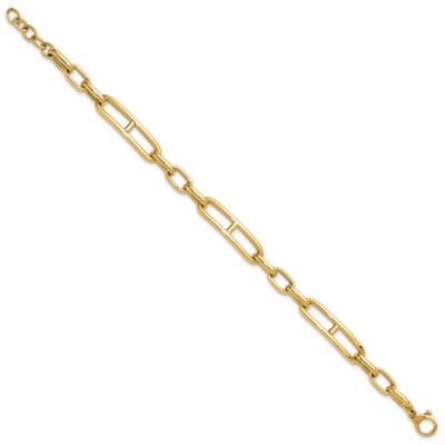 14K Yellow Gold Fancy Link Bracelet