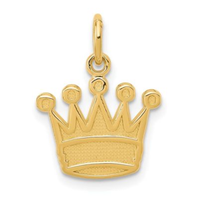 Belk & Co 14K Yellow Gold Kings Crown Charm