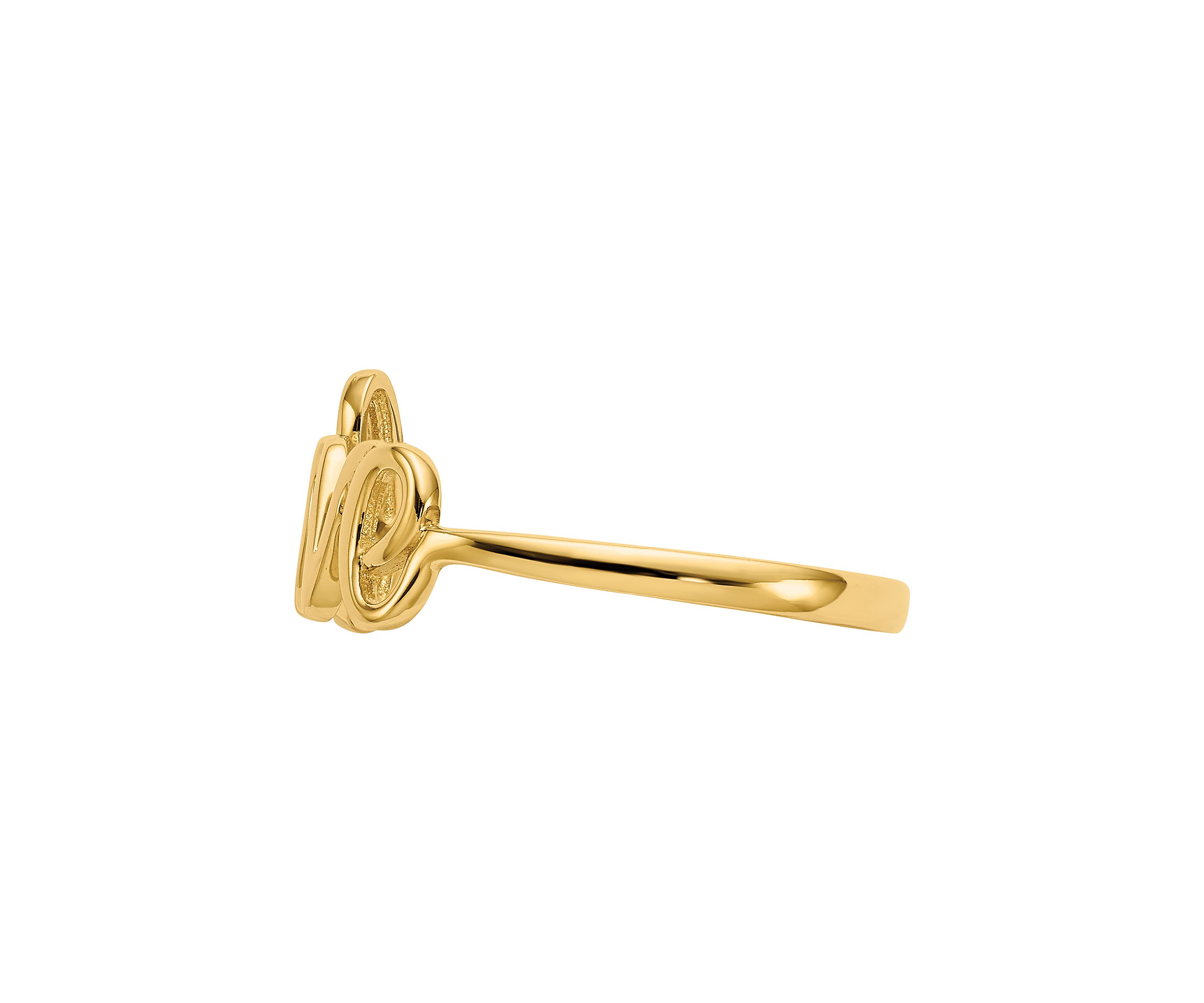 14K Yellow Gold Polished Love Ring
