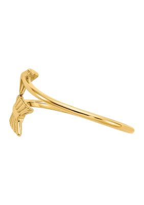 14K Yellow Gold Polished Arrow Ring