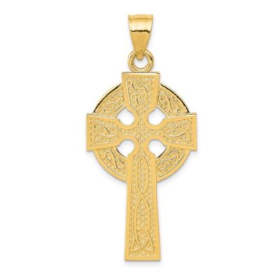 Belk & Co 14K Yellow Gold Polished Celtic Cross Pendant