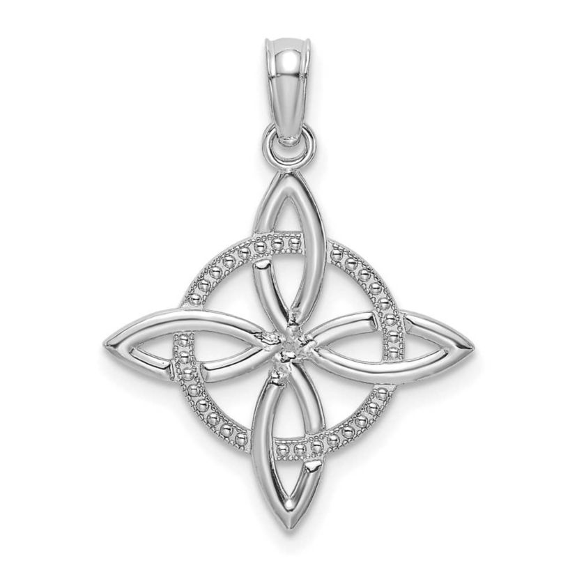 14K Gold Small Celtic Eternity Knot Charm