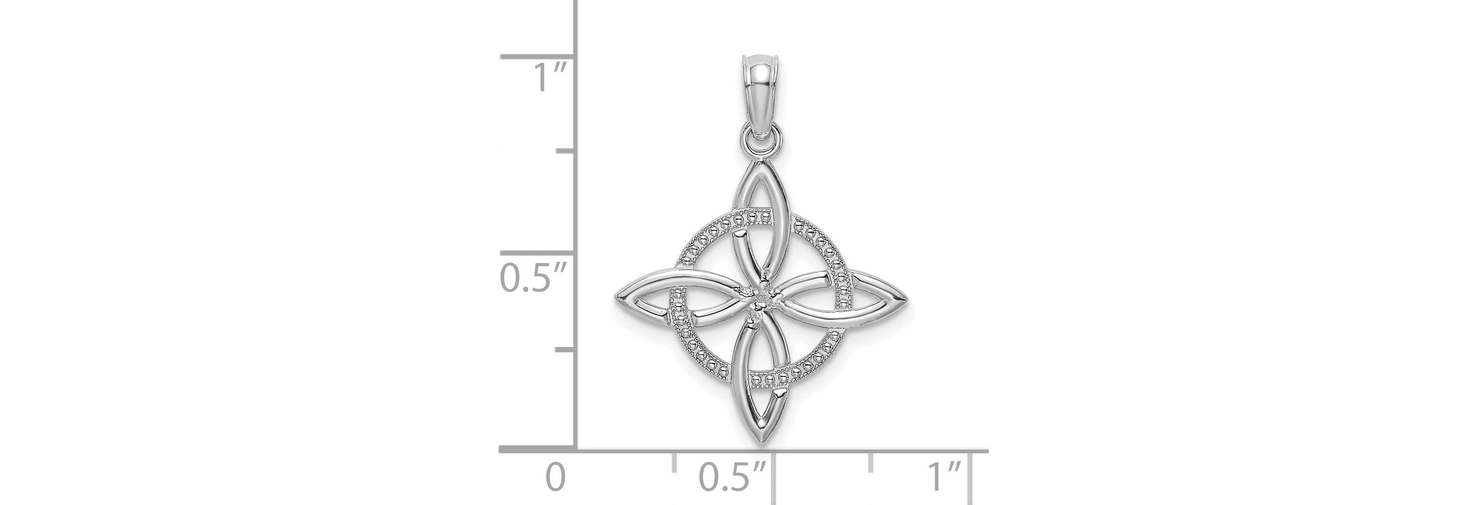 14K Gold Small Celtic Eternity Knot Charm
