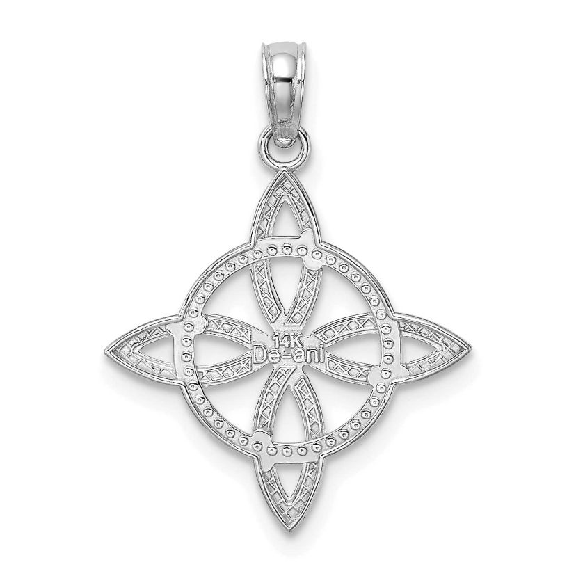 14K Gold Small Celtic Eternity Knot Charm