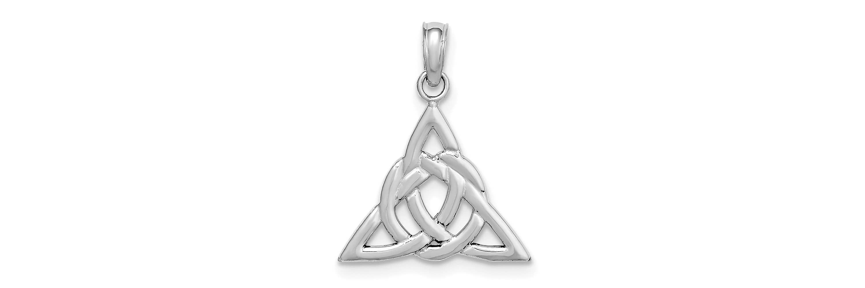 14K Gold Small Celtic Trinity Knot Charm