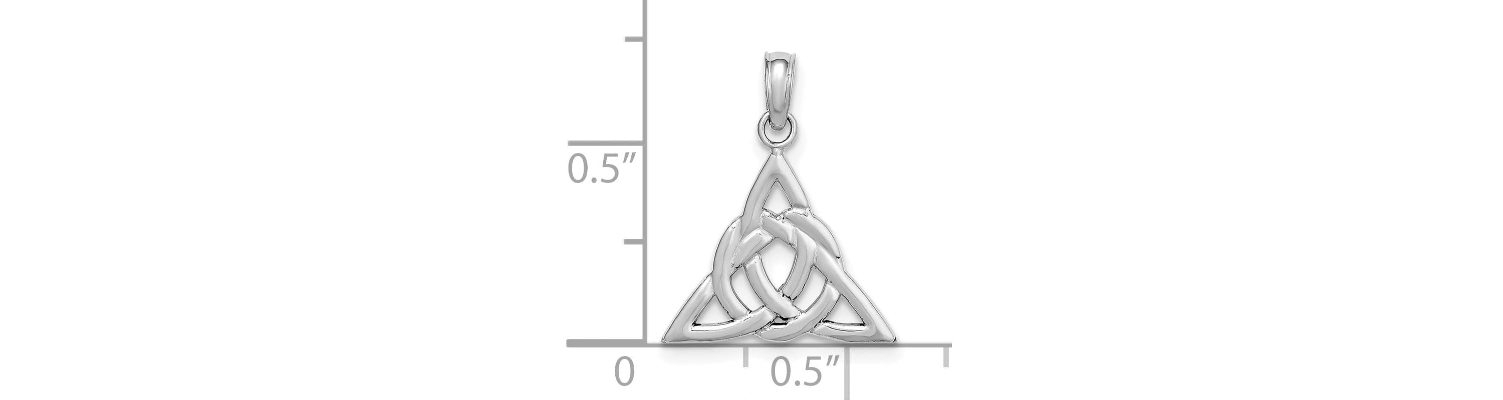 14K Gold Small Celtic Trinity Knot Charm