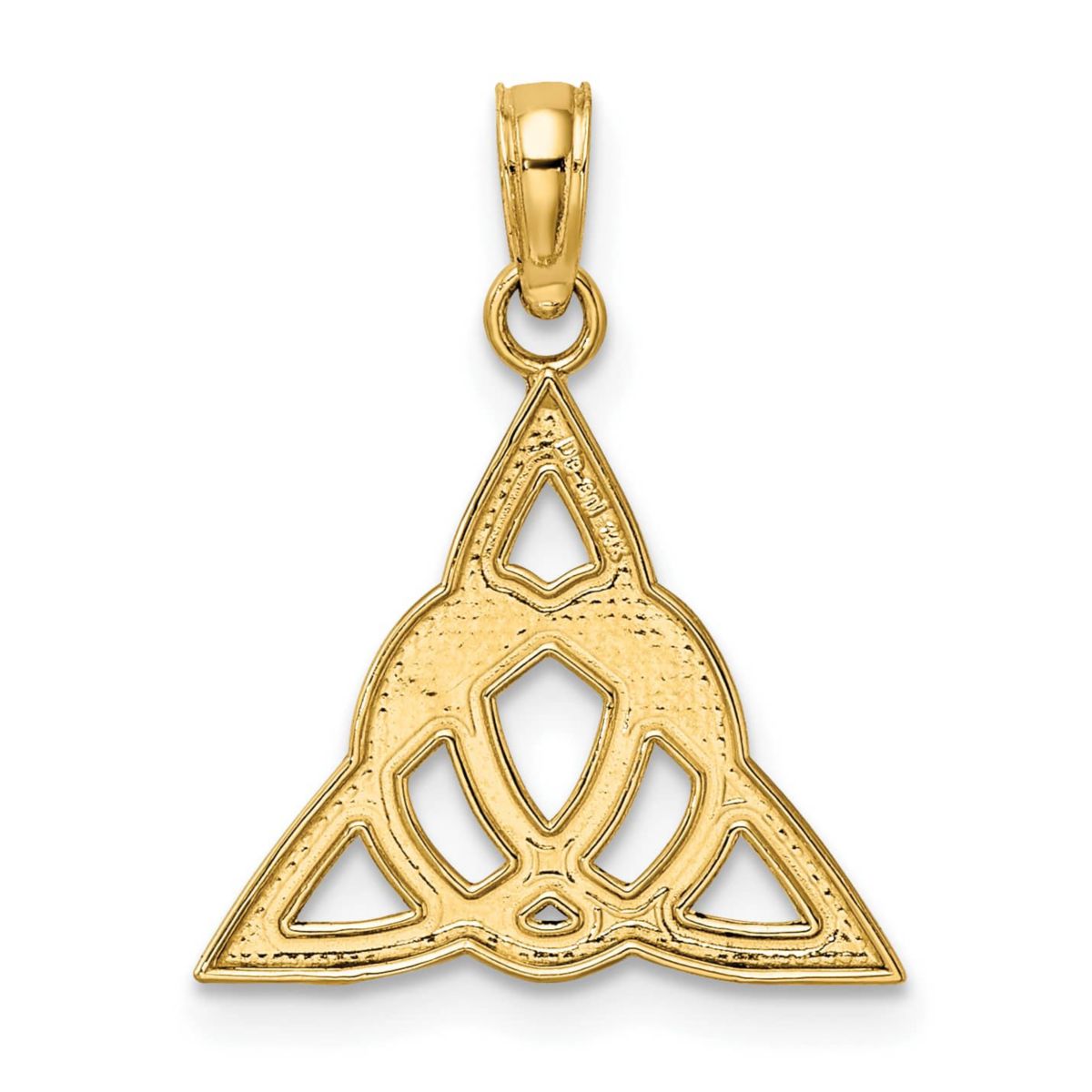 14K Gold Small Celtic Trinity Knot Charm