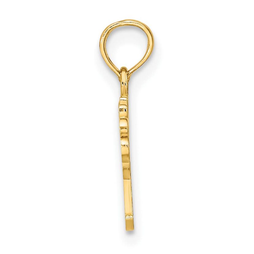 14K Yellow Gold DADDYS GIRL Charm