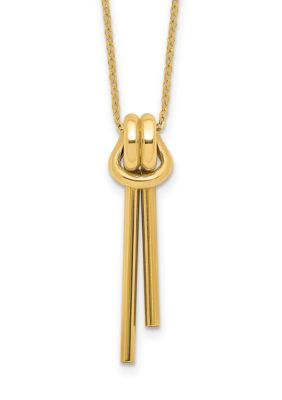 14K Yellow Gold Polished Necklace