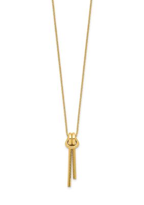 14K Yellow Gold Polished Necklace