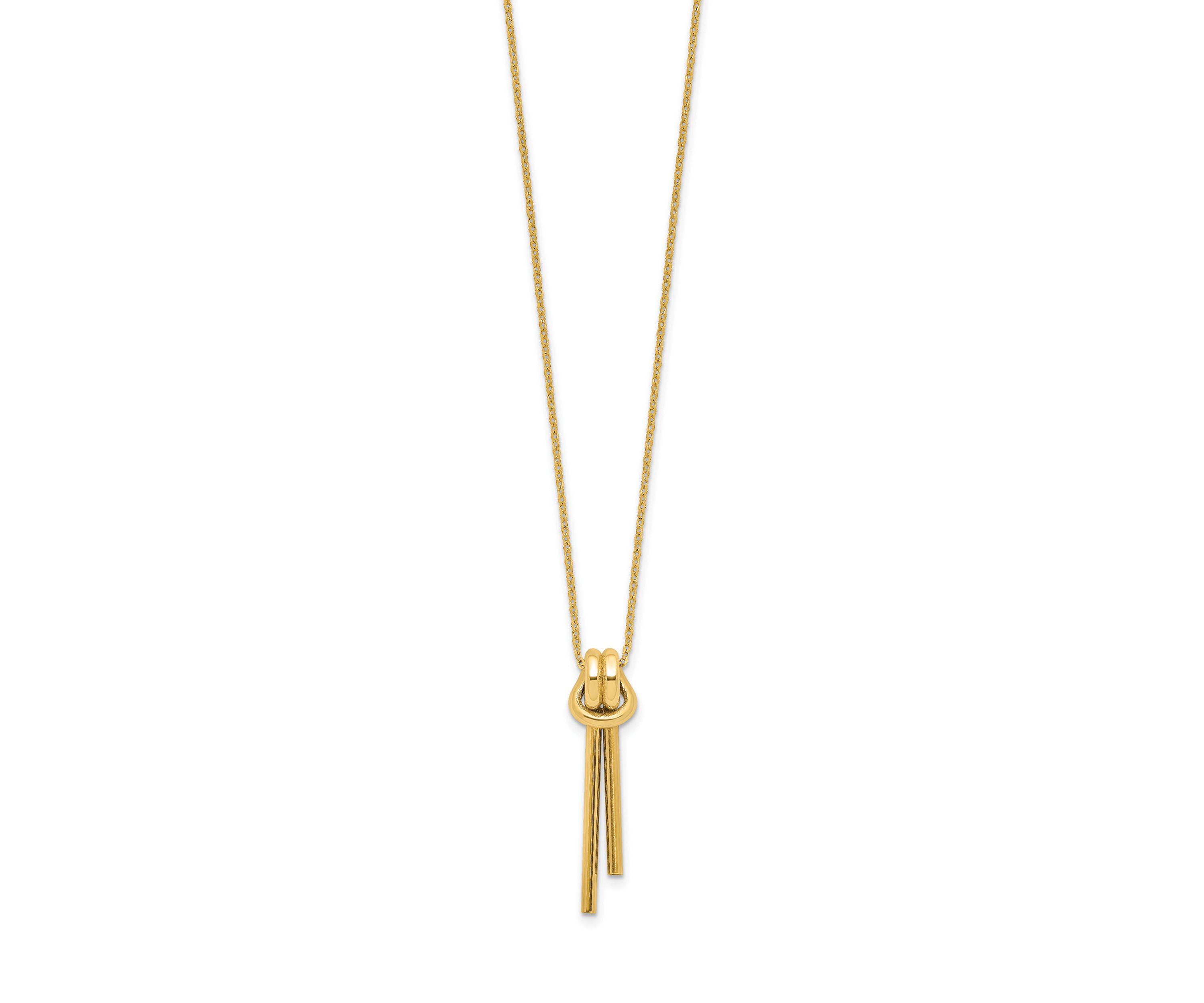 14K Yellow Gold Polished Necklace