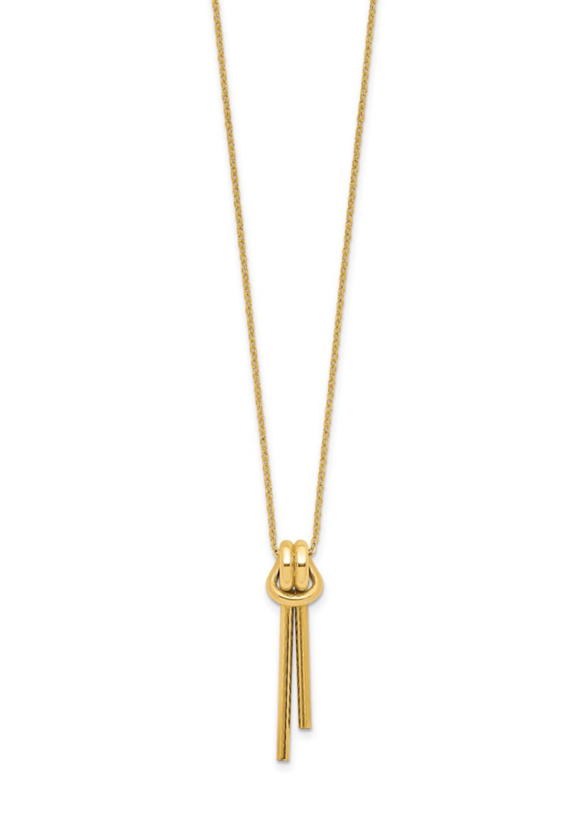 14K Yellow Gold Polished Necklace