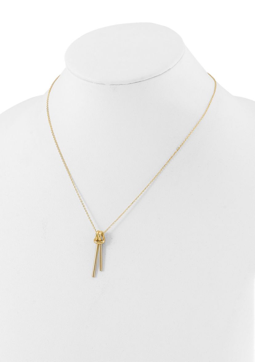 14K Yellow Gold Polished Necklace