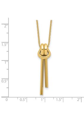 14K Yellow Gold Polished Necklace