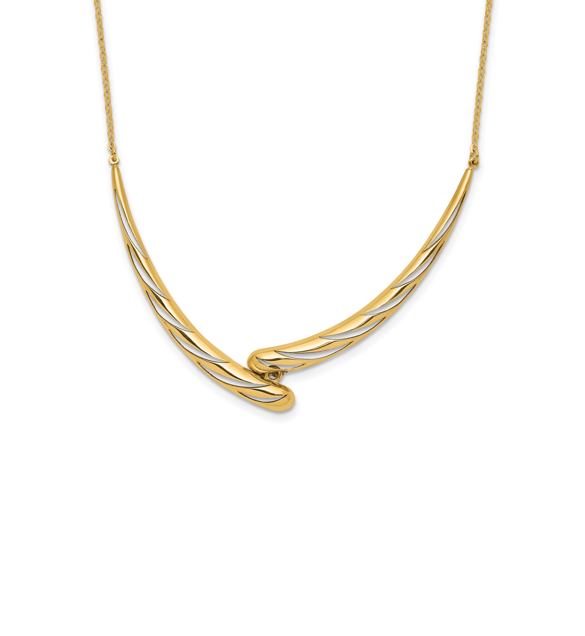 14K Yellow Gold Polished Necklace