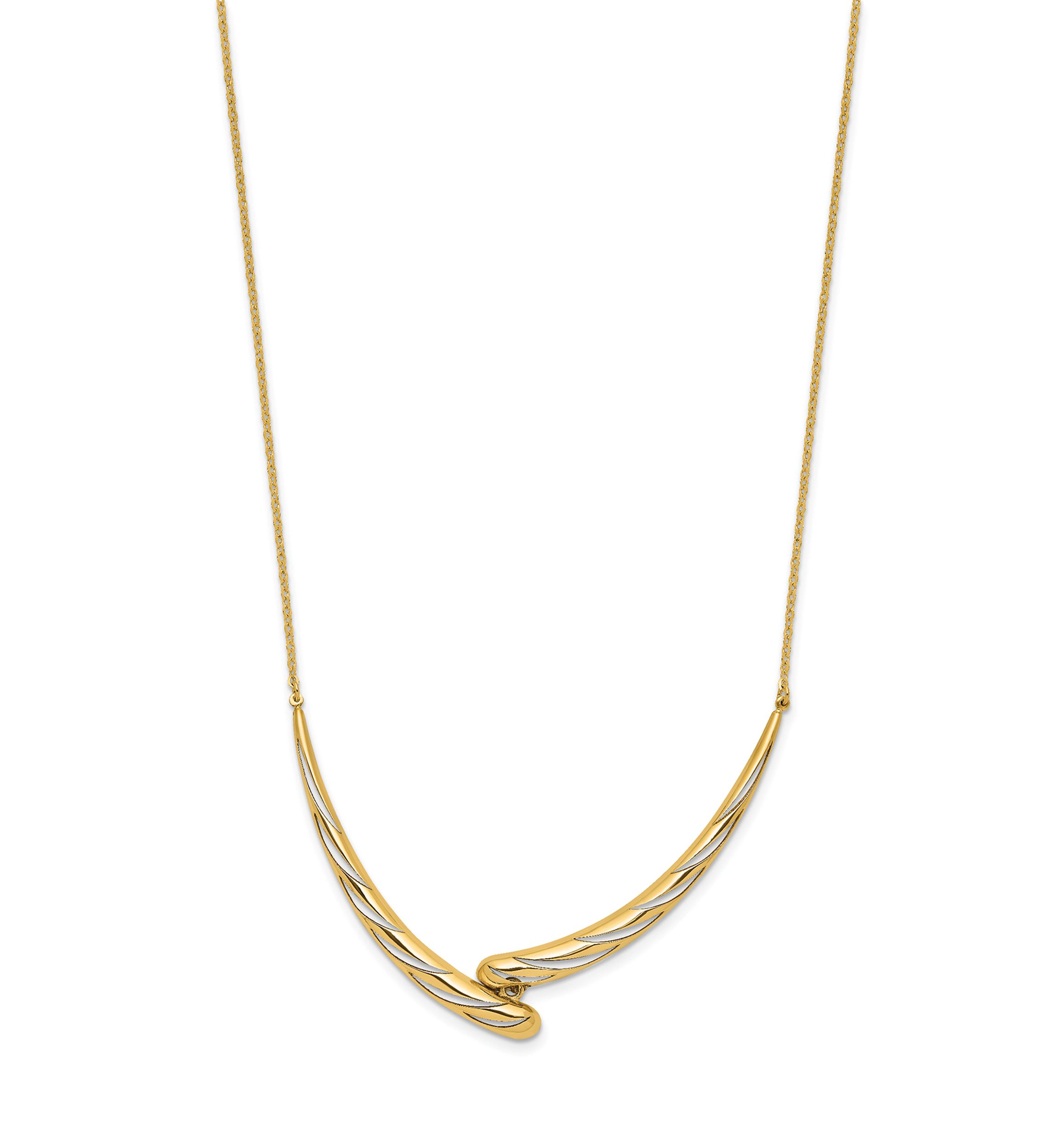 14K Yellow Gold Polished Necklace