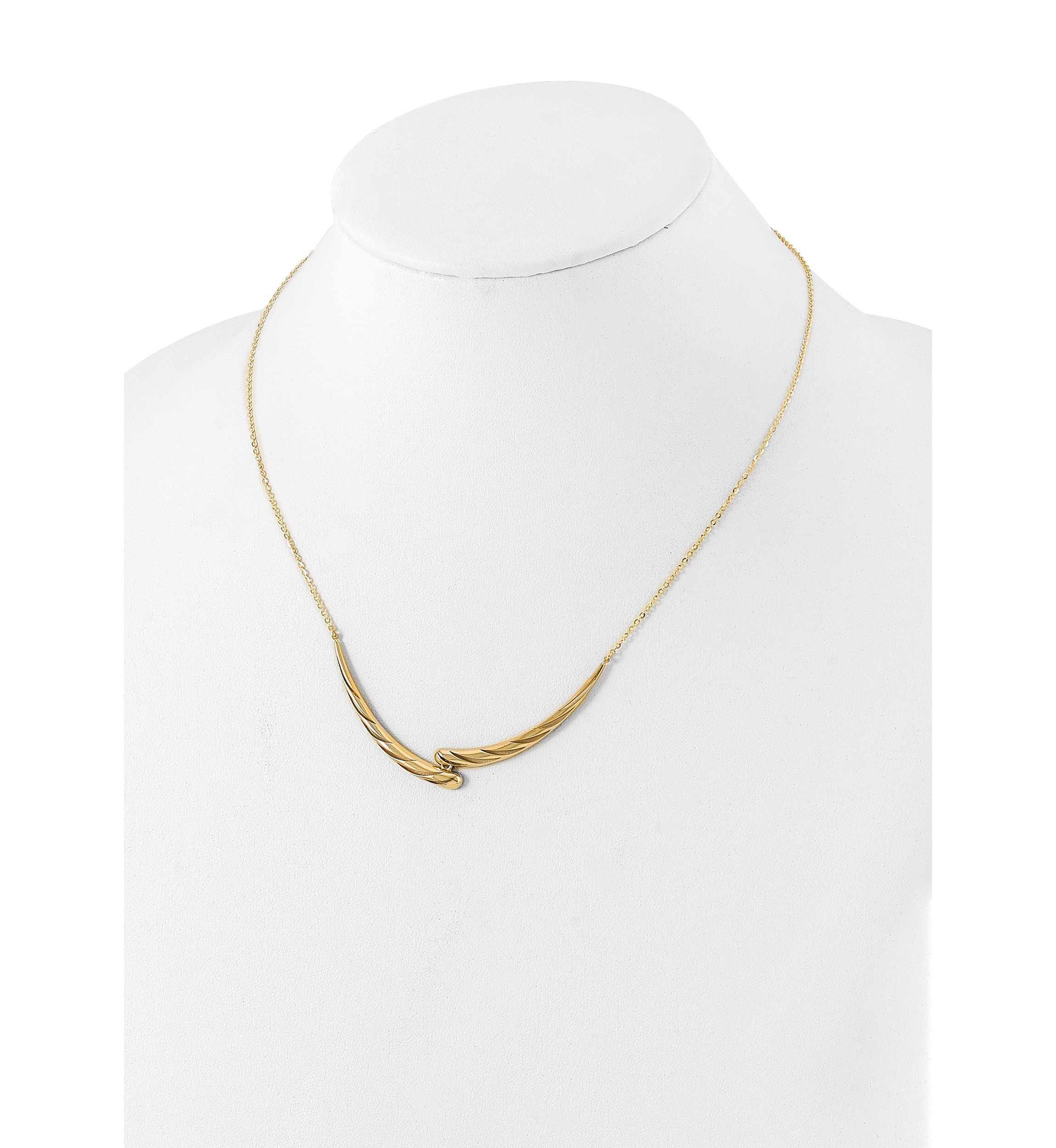 14K Yellow Gold Polished Necklace