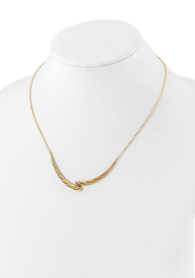 14K Yellow Gold Polished Necklace