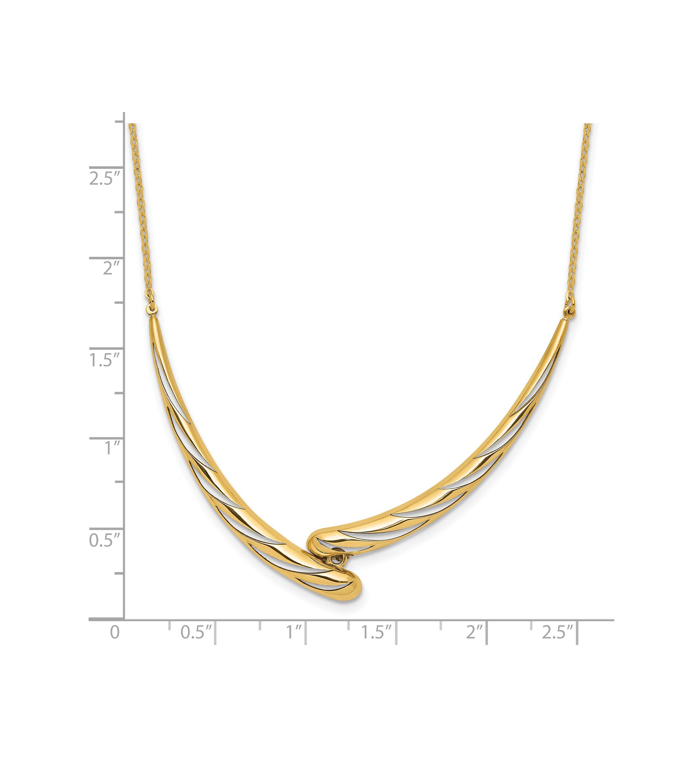 14K Yellow Gold Polished Necklace