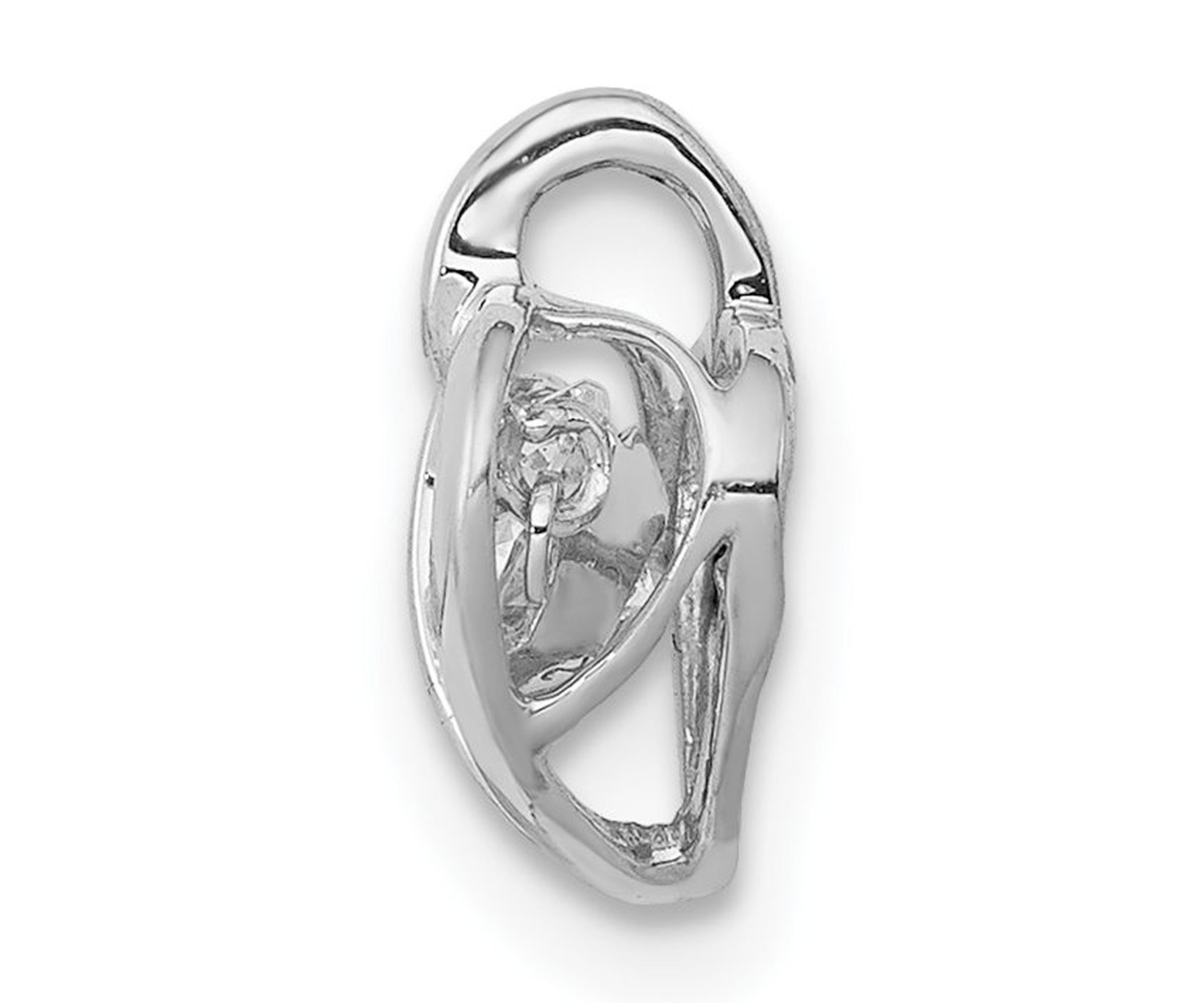 1/4 ct. t.w. Vibrant Diamond Heart Pendant in 14K White Gold